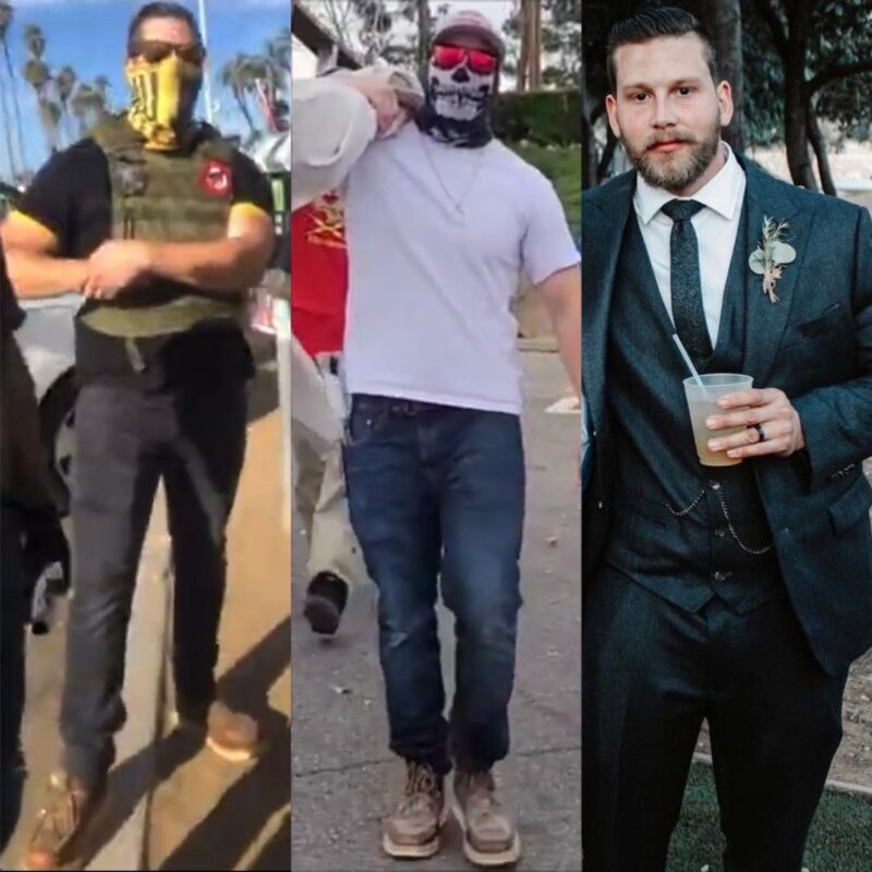 Robert Wheldon, 30, of San Diego: neo-nazi, Proud Boy, and head of “White Lives Matter” California
